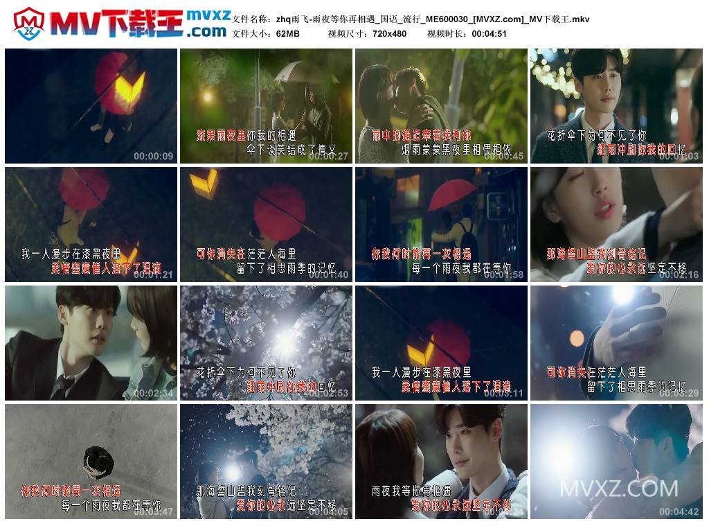 zhq雨飞-雨夜等你再相遇_国语_流行_ME600030